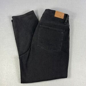 Madewell Classic Straight Jean Women's Black Wash Denim Size 32x32
